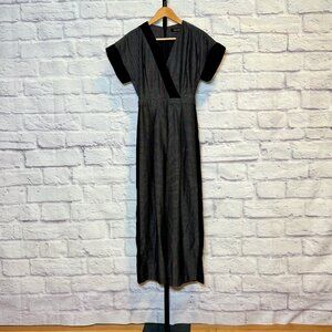 Elise Black & White Culotte Jumpsuit